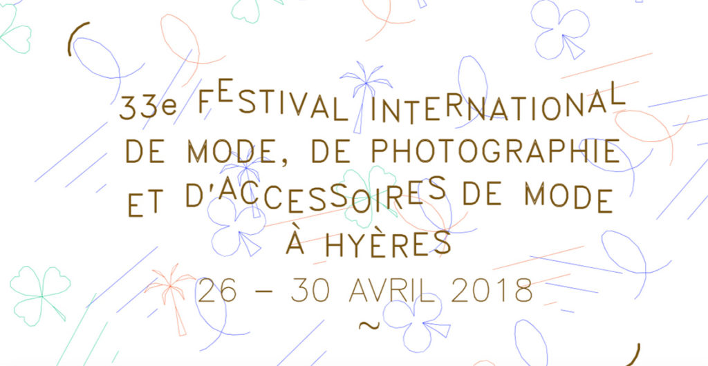 Affiche 33ème festival international de mode à Hyères